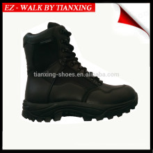 Waterproof Lightweight Black Leather Combat boots